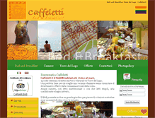 Tablet Screenshot of caffeletti.com